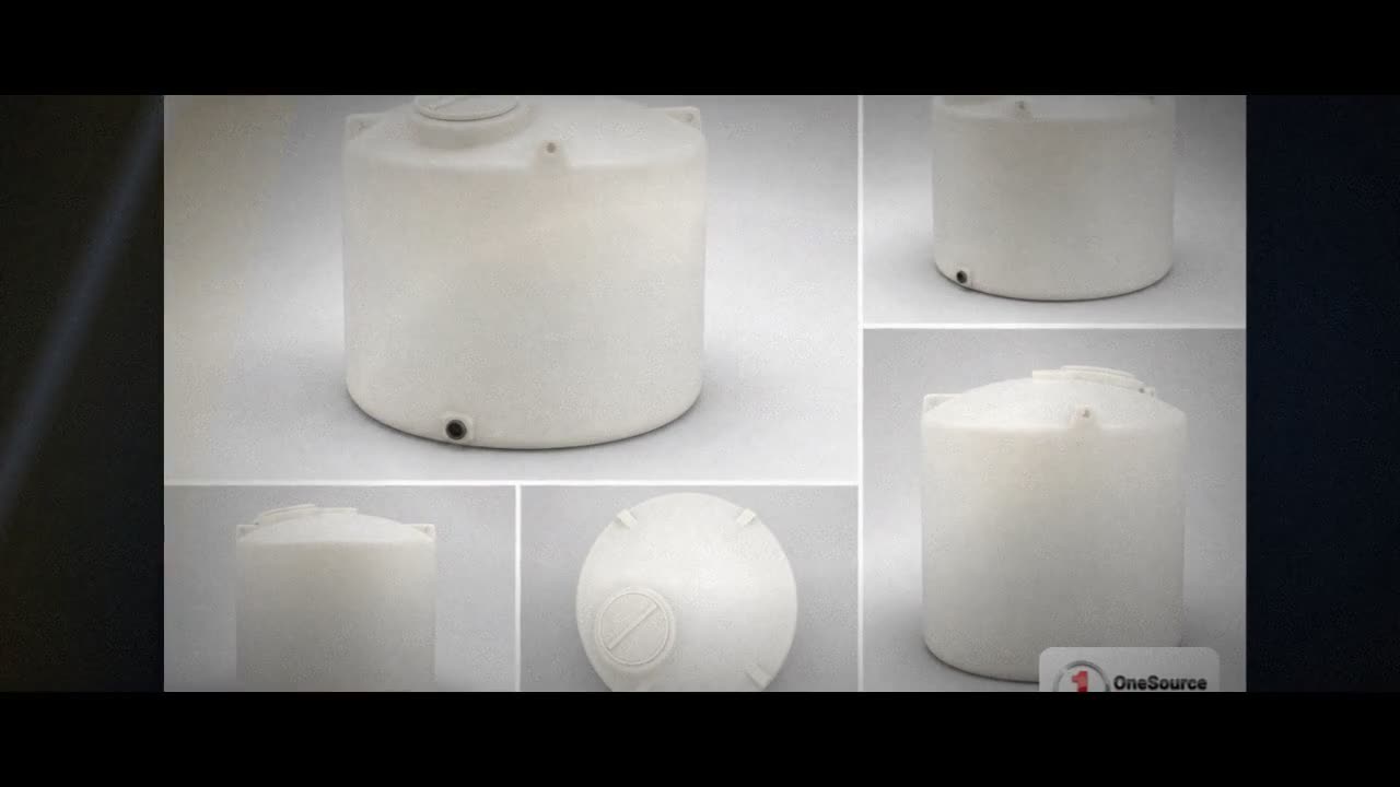 Chem-Tainer 700 Gallon Plastic Vertical Liquid Storage Tank video