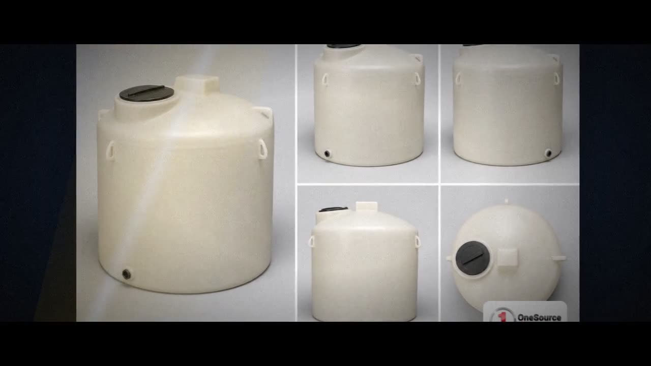 Chem-Tainer 700 Gallon Plastic Vertical Liquid Storage Tank video