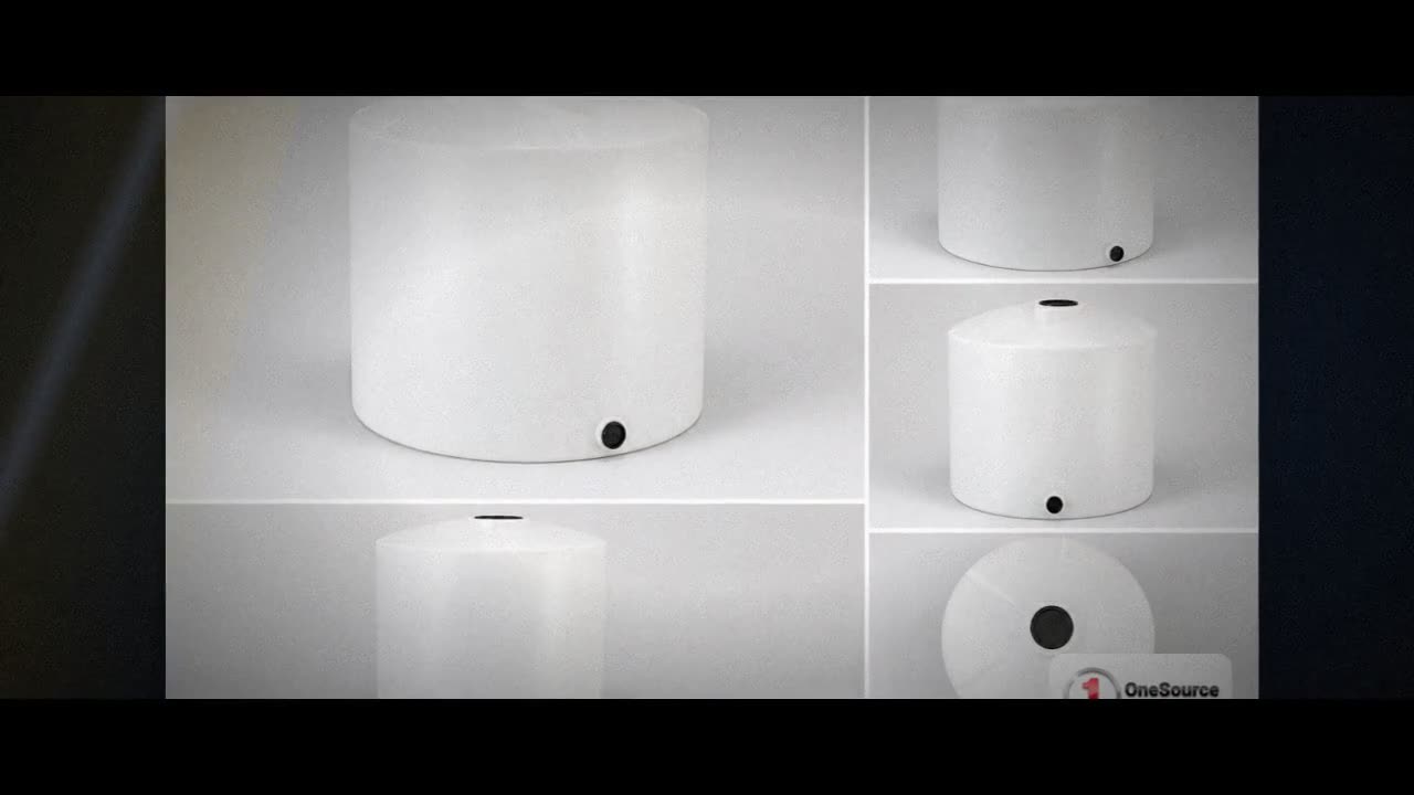 Chem-Tainer 1000 Gallon HD Vertical Storage Tank video