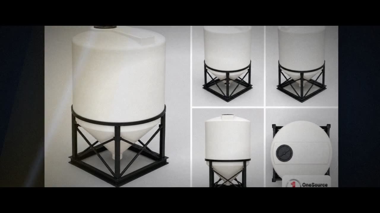Chem-Tainer 500 Gallon Heavy Duty Chem-Tainer Cone Bottom Tank video