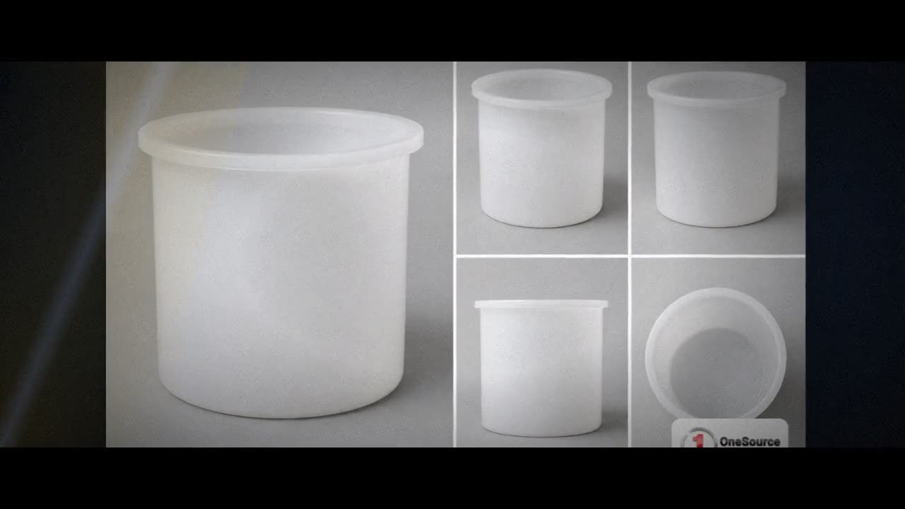 Chem-Tainer 1500 Gallon Plastic Open Top Batch Storage Tank video