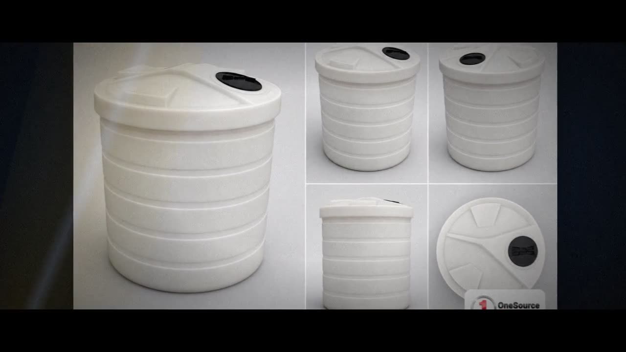 Chem-Tainer 1000 Gallon Plastic Vertical Double Wall Liquid Chemical S video