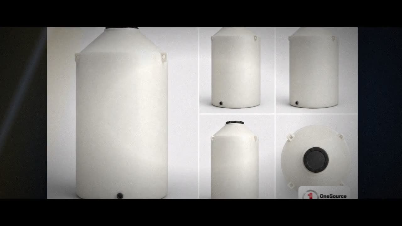 Chem-Tainer 750 Gallon HDPE Vertical Liquid Storage Tank video