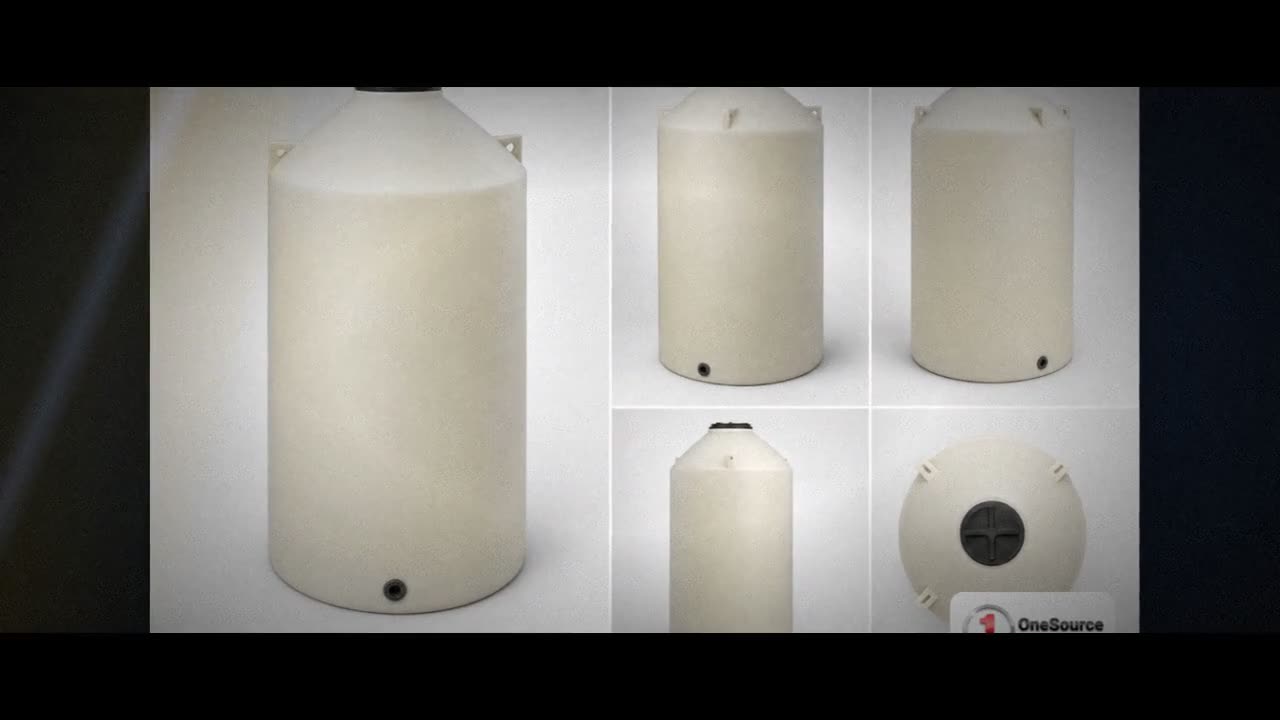 Chem-Tainer 750 Gallon Plastic Vertical Liquid Storage Tank video