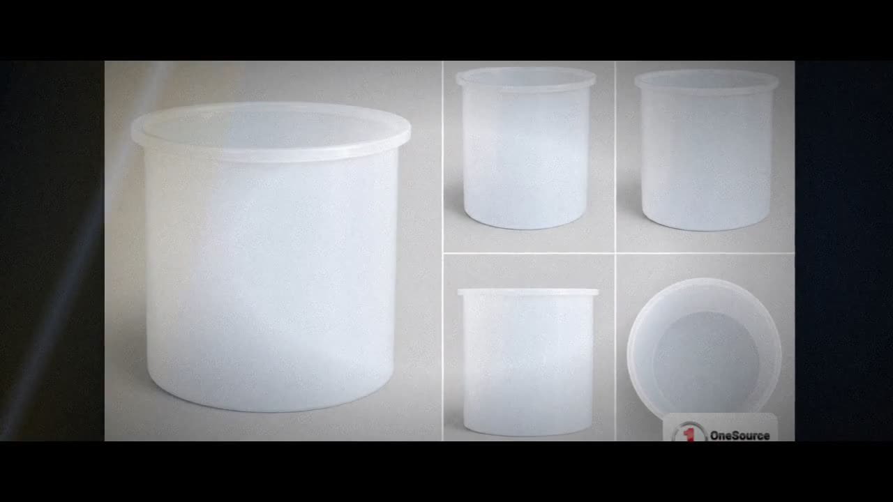Chem-Tainer 1350 Gallon Plastic Open Top Batch Storage Tank video