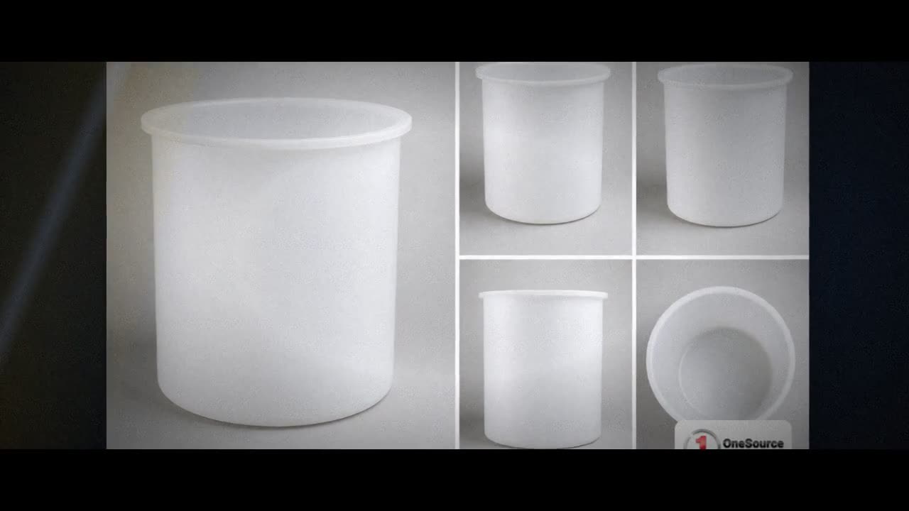 Chem-Tainer 1850 Gallon Plastic Open Top Batch Storage Tank video
