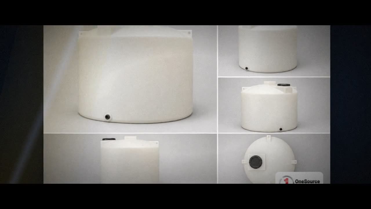 Chem-Tainer 1200 Gallon HDPE Vertical Liquid Storage Tank video