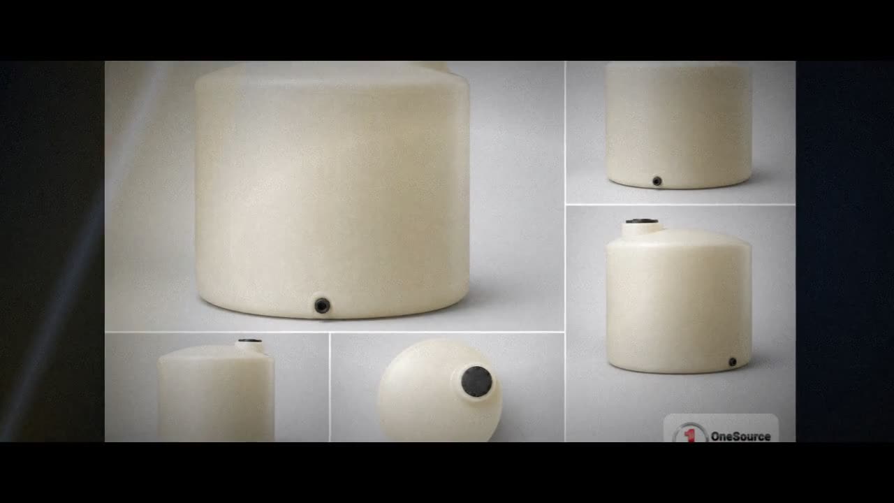 Chem-Tainer 1200 Gallon Plastic Vertical Liquid Storage Tank video