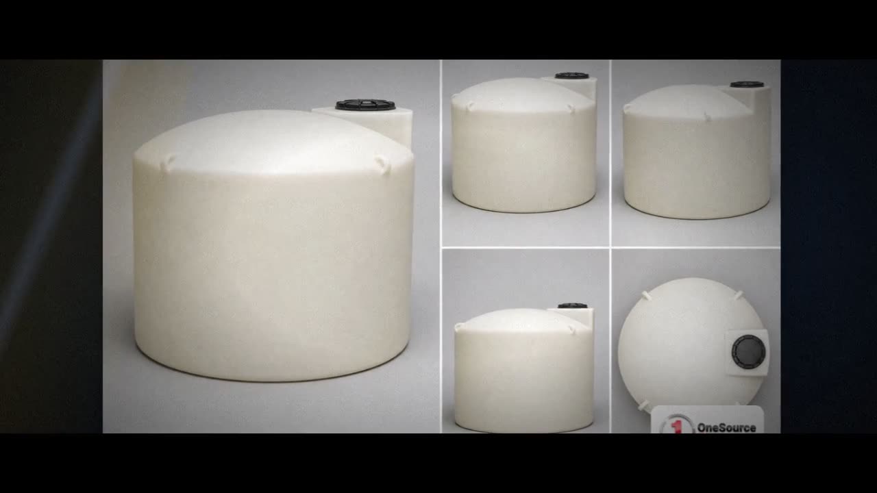 Chem-Tainer 1150 Gallon Plastic Vertical Liquid Storage Tank video
