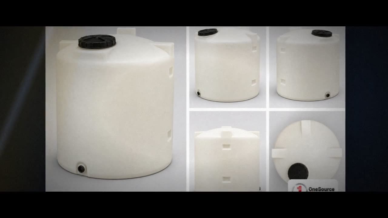 Chem-Tainer 1700 Gallon HDPE Vertical Liquid Storage Tank video