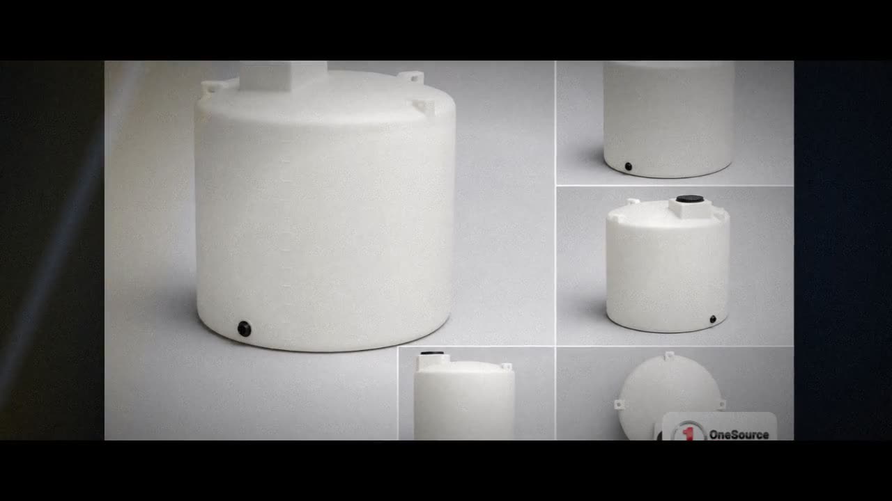 Chem-Tainer 2200 Gallon HDPE Vertical Liquid Storage Tank video