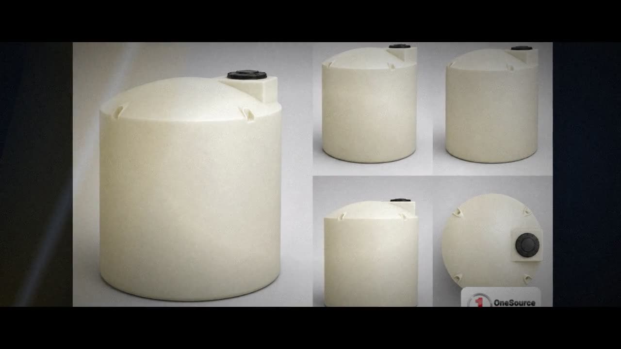 Chem-Tainer 2150 Gallon Plastic Vertical Liquid Storage Tank video
