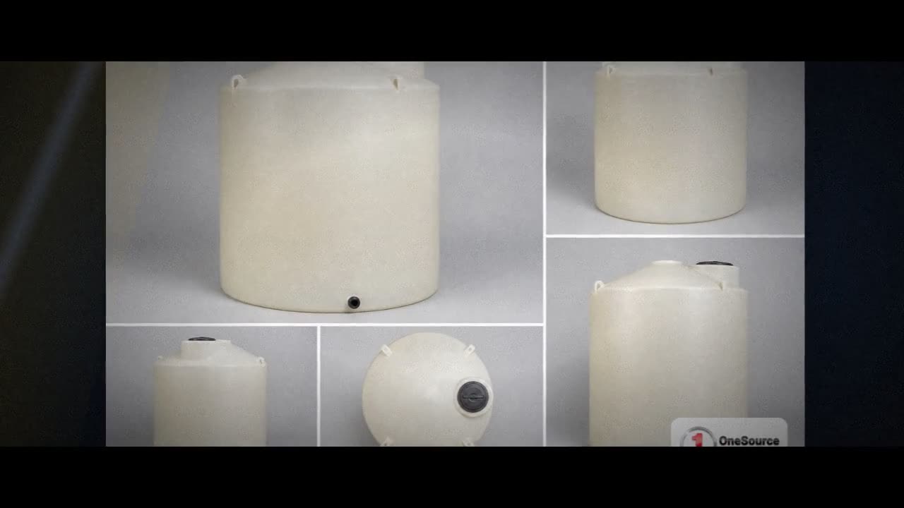 Chem-Tainer 2150 Gallon Plastic Vertical Liquid Storage Tank video