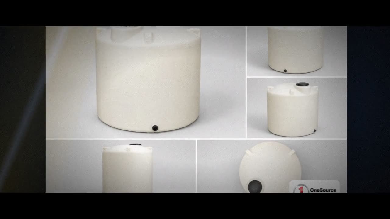 Chem-Tainer 2100 Gallon HDPE Vertical Liquid Storage Tank video