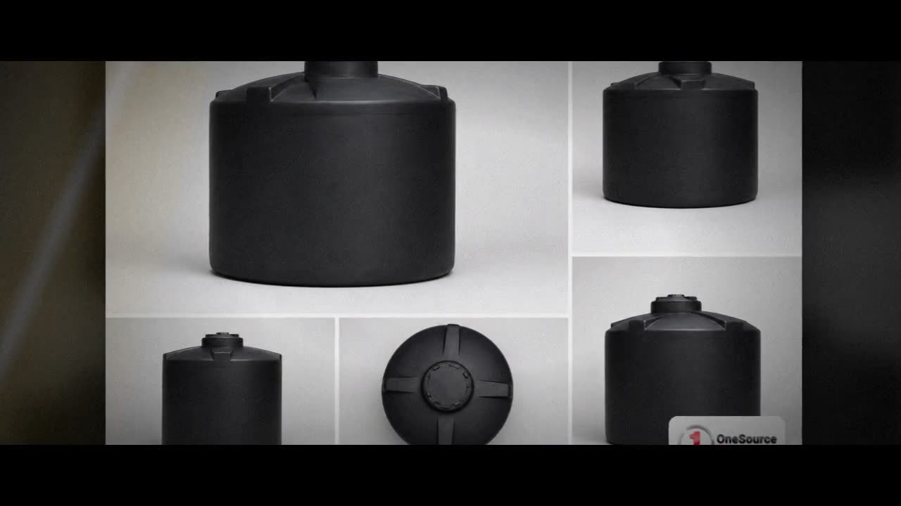 Chem-Tainer 2100 Gallon Black Vertical Water Storage Tank video