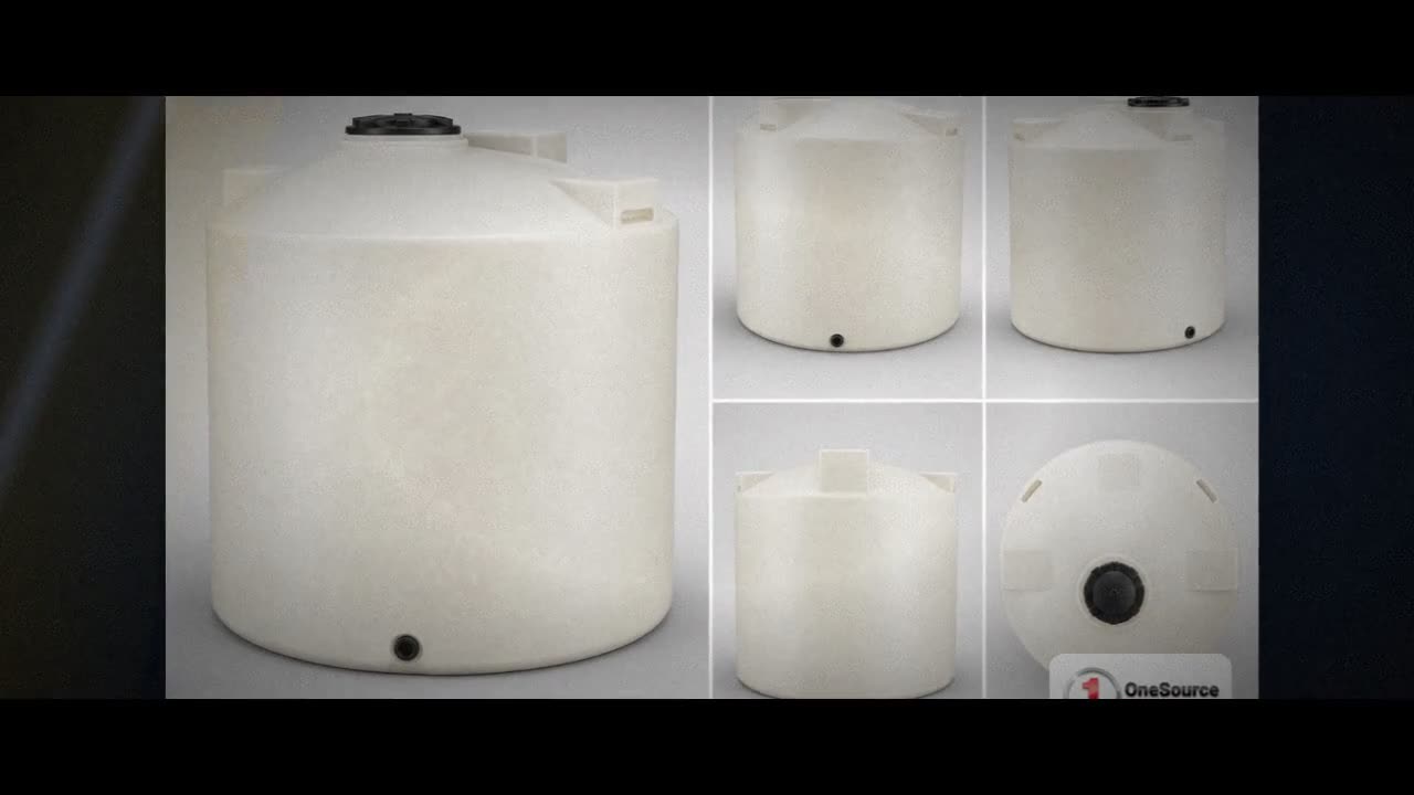 Chem-Tainer 2500 Gallon Plastic Vertical Liquid Storage Tank video
