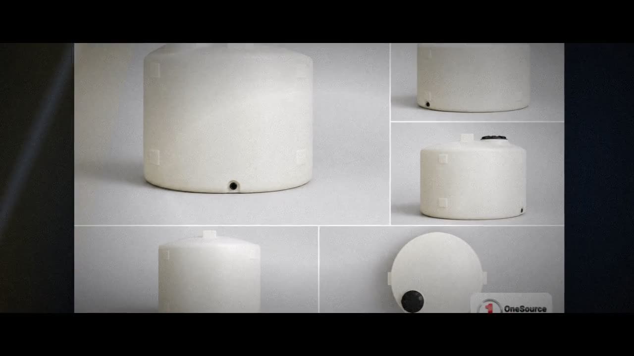 Chem-Tainer 2800 Gallon Plastic Vertical Liquid Storage Tank video