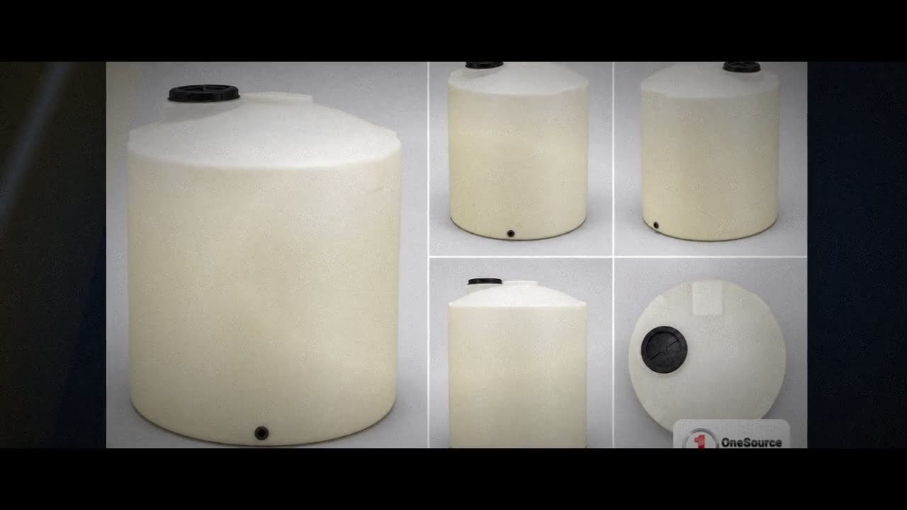 Chem-Tainer 2800 Gallon Plastic Vertical Liquid Storage Tank video