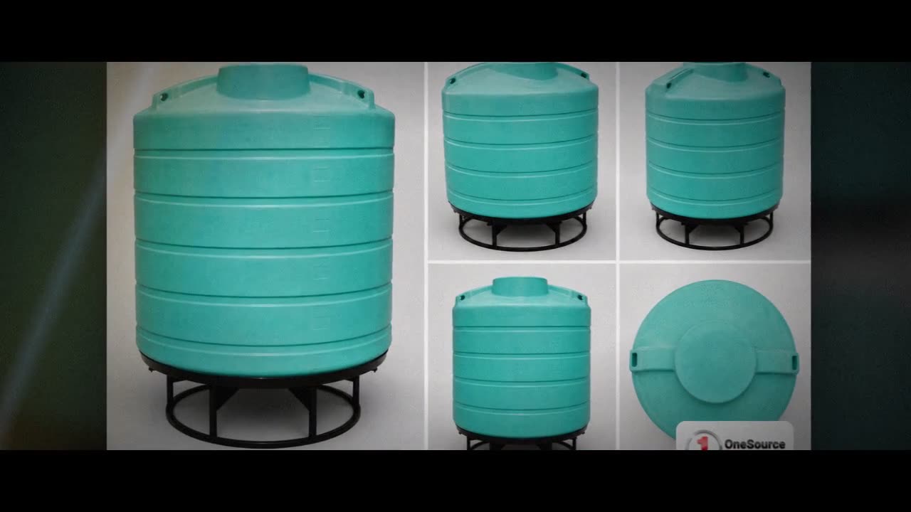 Enduraplas 550 Gallon Green Cone Bottom Tank video