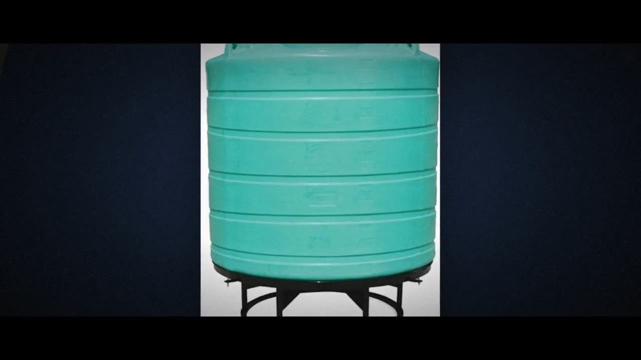 Enduraplas 550 Gallon Green Cone Bottom Tank with Stand video