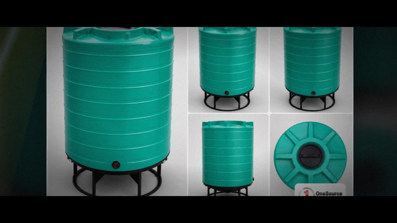 Enduraplas 870 Gallon Green Cone Bottom Tank video