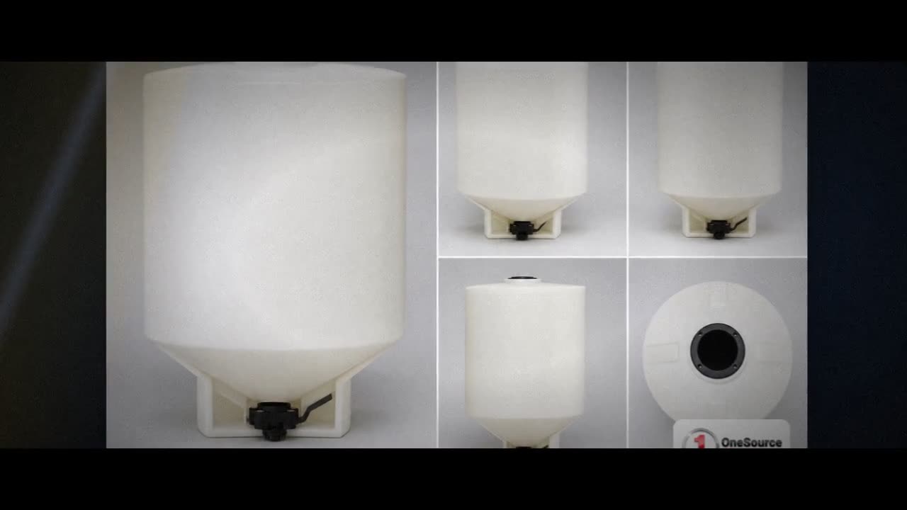 Enduraplas 870 Gallon White Cone Bottom Tank video