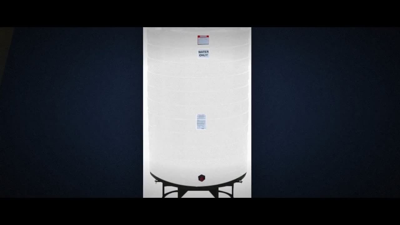 Enduraplas 1100 Gallon White Cone Bottom Tank with Stand video