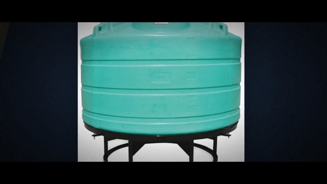 Enduraplas 1200 Gallon Green Cone Bottom Tank with Stand video
