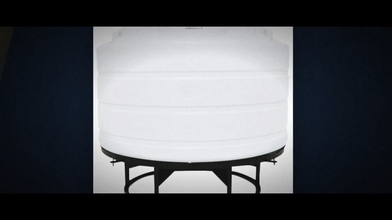 Enduraplas 1200 Gallon White Cone Bottom Tank with Stand video