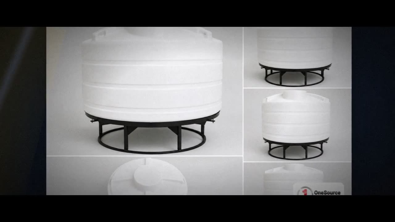 Enduraplas 1200 Gallon White Cone Bottom Tank video