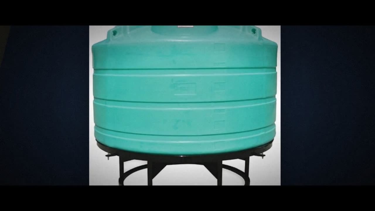 Enduraplas 1350 Gallon Green Cone Bottom Tank with Stand video