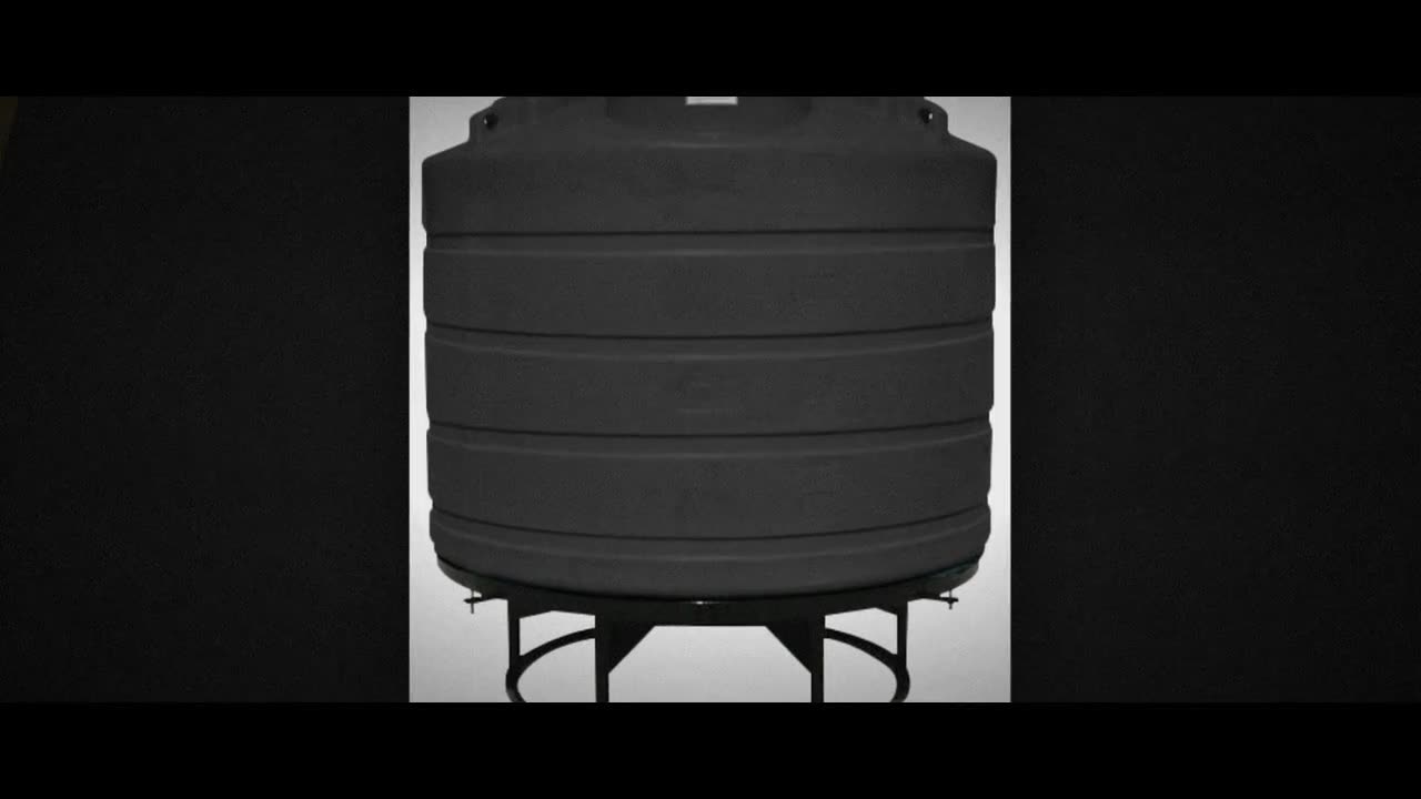 Enduraplas 1550 Gallon Black Cone Bottom Tank with Stand video