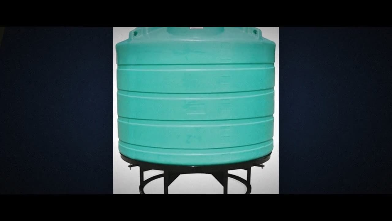 Enduraplas 1550 Gallon Green Cone Bottom Tank with Stand video