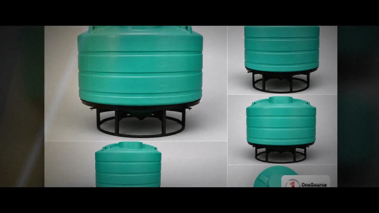 Enduraplas 1600 Gallon Green Cone Bottom Tank video