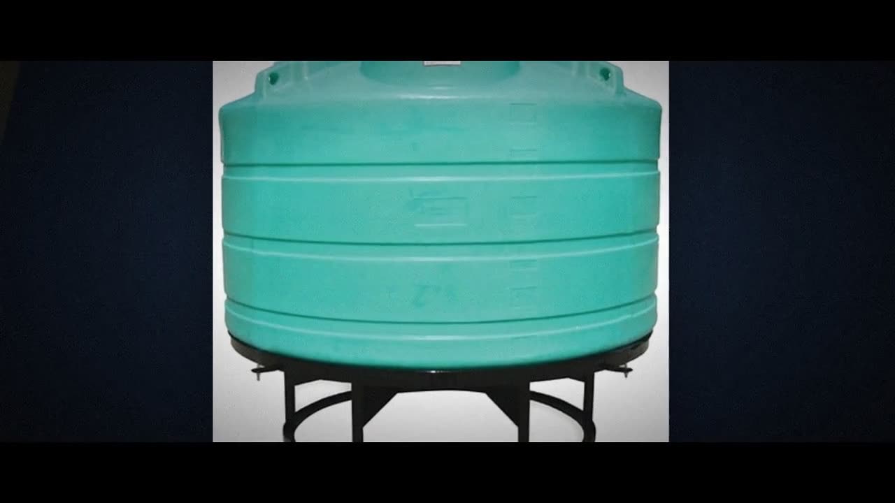Enduraplas 1600 Gallon Green Cone Bottom Tank with Stand video