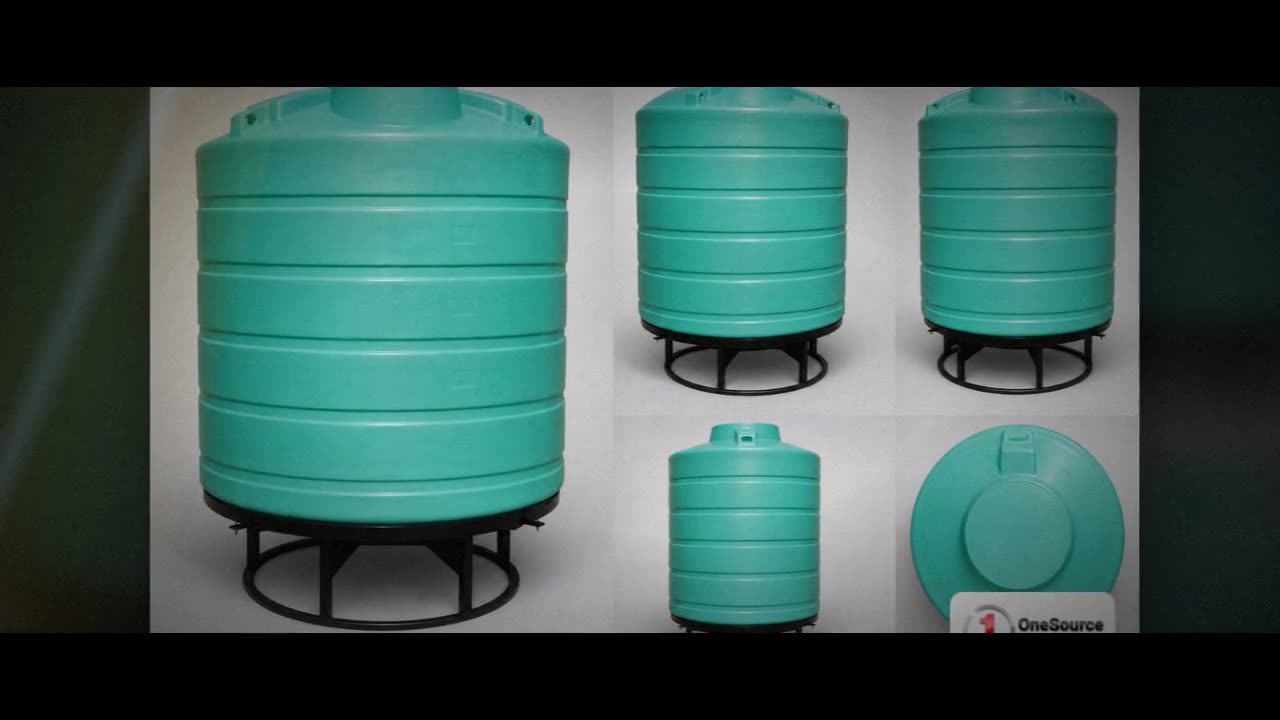 Enduraplas 2000 Gallon Green Cone Bottom Tank video