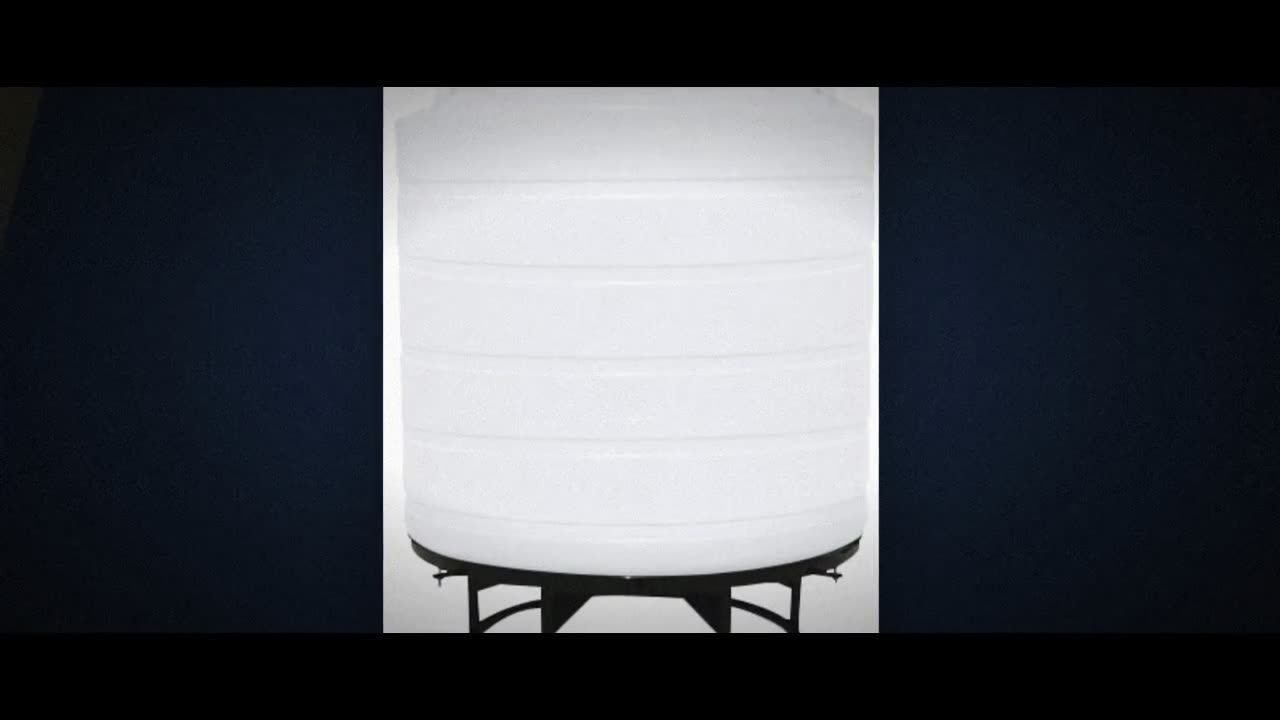 Enduraplas 2000 Gallon White Cone Bottom Tank with Stand video