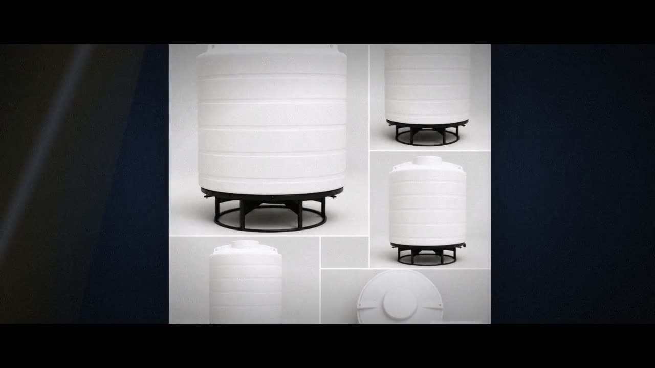 Enduraplas 2000 Gallon White Cone Bottom Tank video