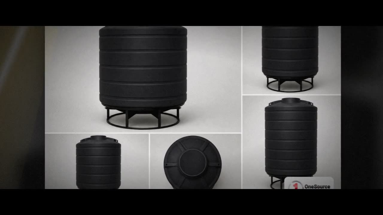Enduraplas 2500 Gallon Black Cone Bottom Tank video