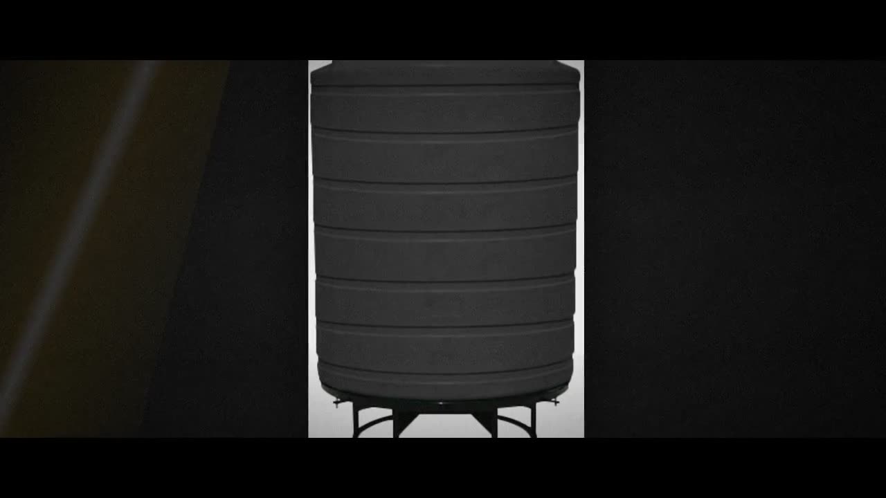 Enduraplas 2500 Gallon Black Cone Bottom Tank with Stand video