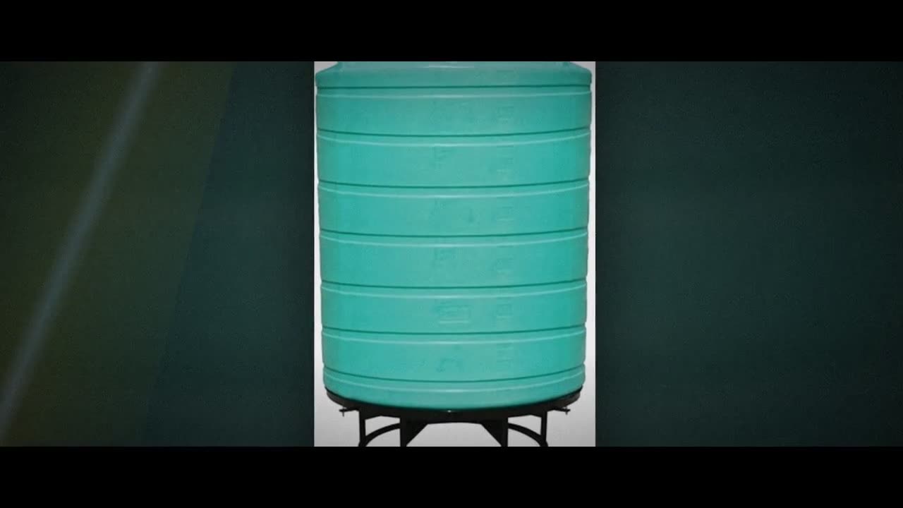 Enduraplas 2500 Gallon Green Cone Bottom Tank with Stand video