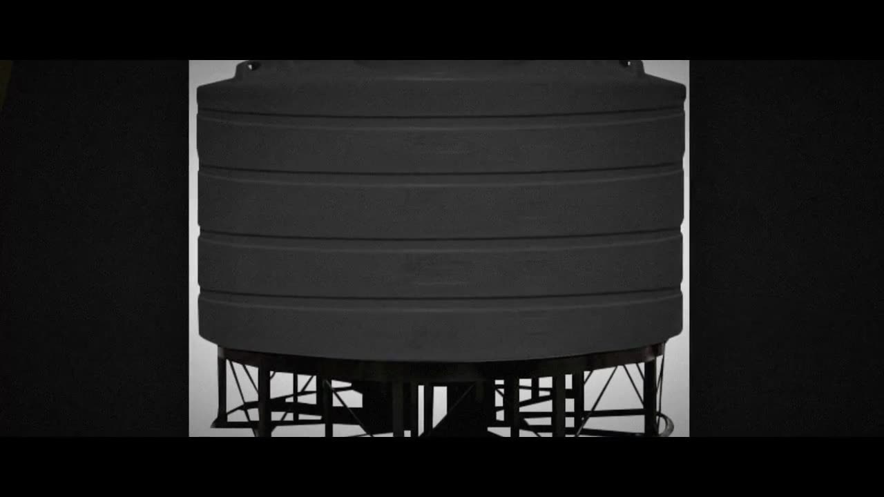 Enduraplas 2520 Gallon Black Cone Bottom Tank with Stand video