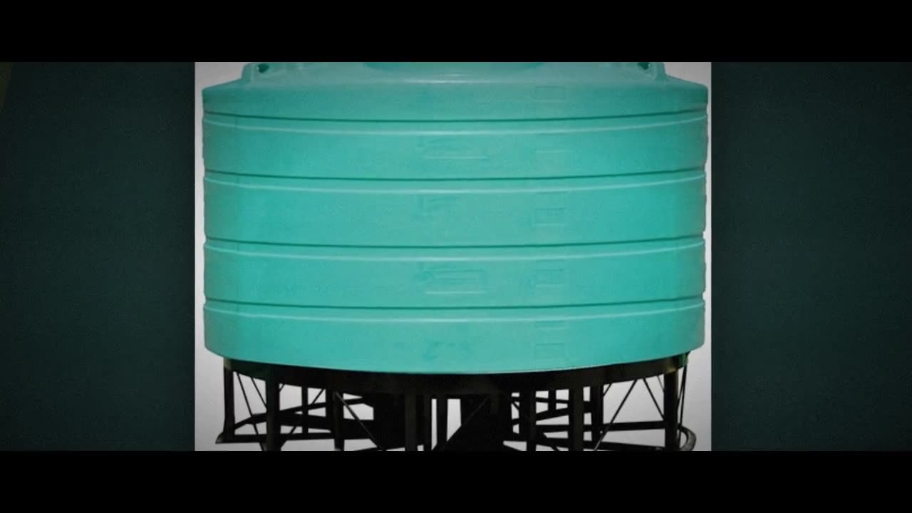 Enduraplas 2520 Gallon Green Cone Bottom Tank with Stand video