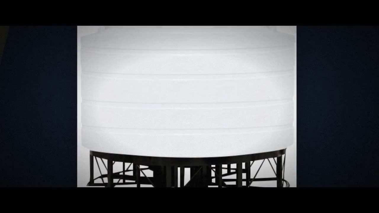Enduraplas 2520 Gallon White Cone Bottom Tank with Stand video