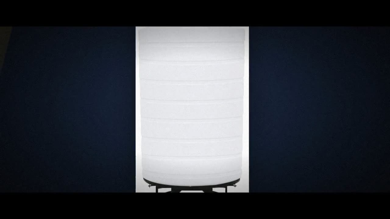 Enduraplas 3000 Gallon White Cone Bottom Tank with Stand video