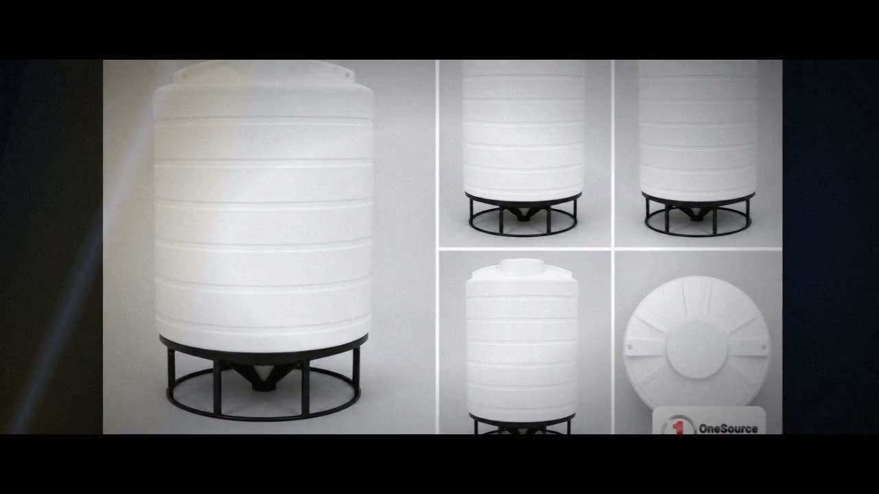 Enduraplas 3000 Gallon White Cone Bottom Tank video