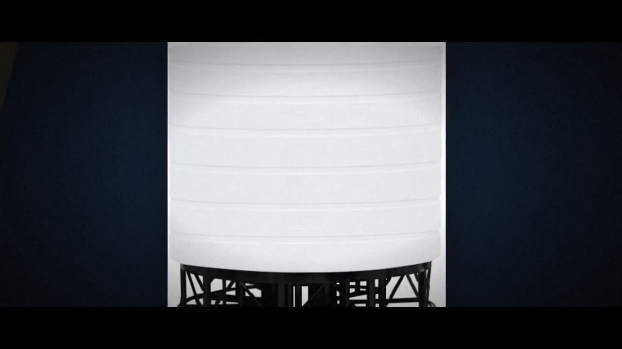 Enduraplas 4000 Gallon White Cone Bottom Tank with Stand video