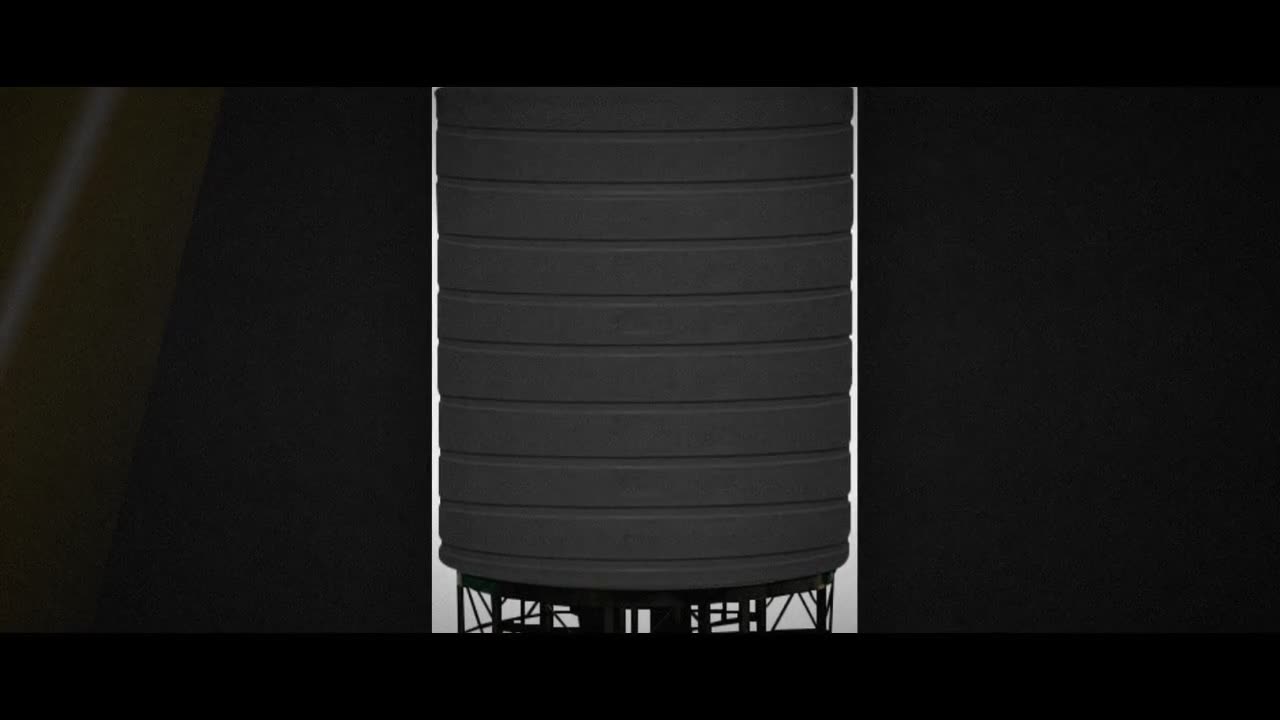 Enduraplas 6000 Gallon Black Cone Bottom Tank with Stand video