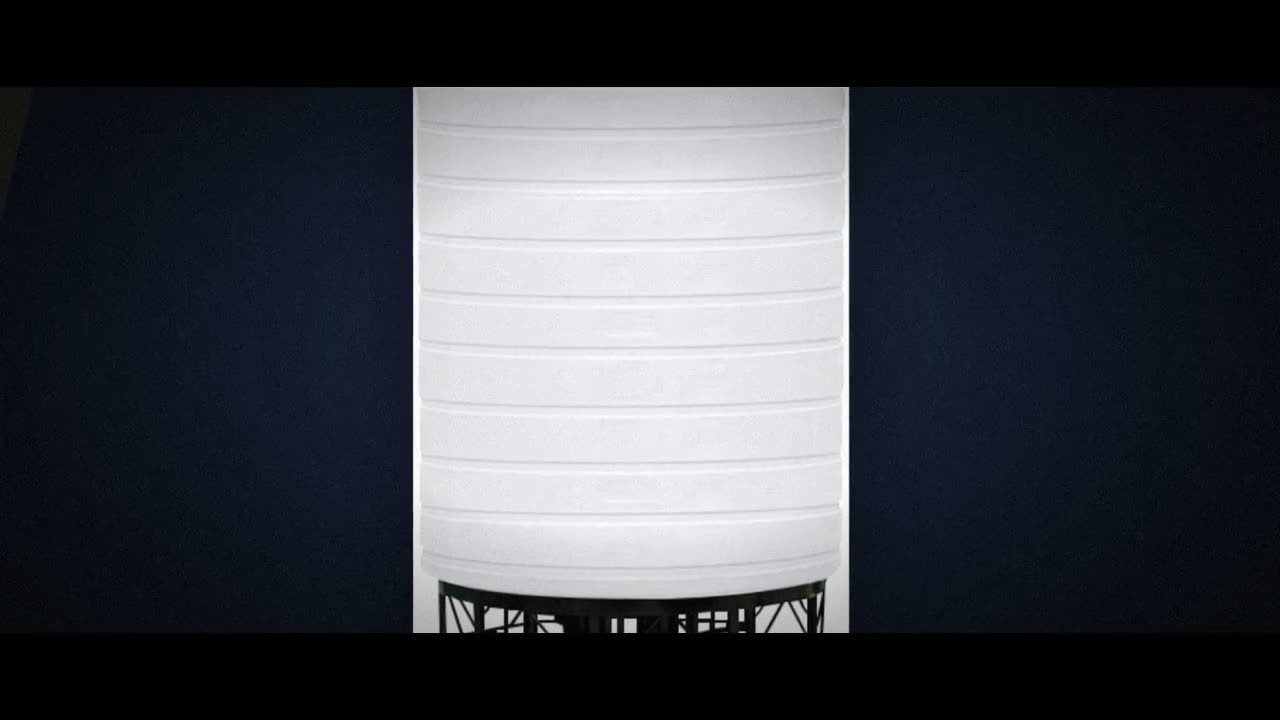 Enduraplas 6000 Gallon White Cone Bottom Tank with Stand video