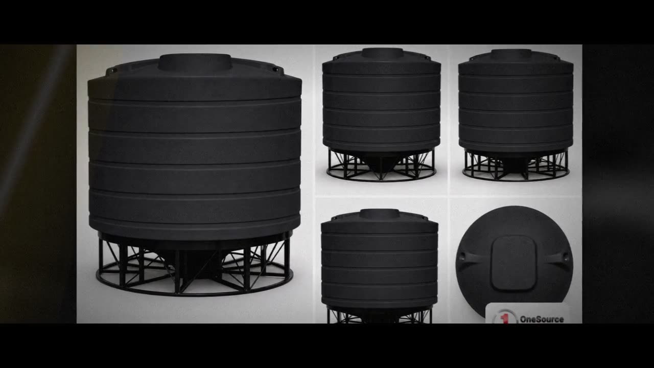 Enduraplas 6011 Gallon Black Cone Bottom Tank video